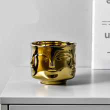 Load image into Gallery viewer, Individual face flower pot