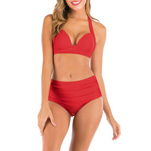 Load image into Gallery viewer, Ladies split swimsuit