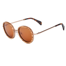 Load image into Gallery viewer, Full wooden sunglasses ladies sunglasses