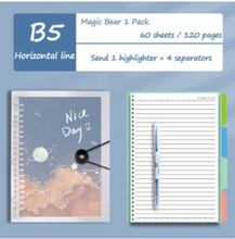 Load image into Gallery viewer, Detachable Loose-leaf Cardboard Notebook