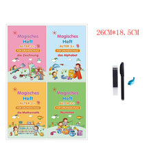 Load image into Gallery viewer, Preschool Hard Pen Practice Copybook Board Magic Writing Stickers