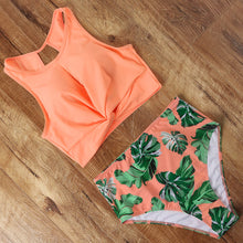 Load image into Gallery viewer, Printed High Waist Bikini