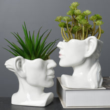 Load image into Gallery viewer, Body Art Ceramic Flower Pot Creative Plant Succulent Home Decoration