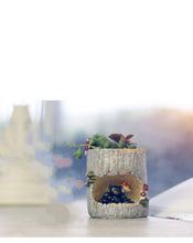 Load image into Gallery viewer, Tree hole story decoration resin flower pot