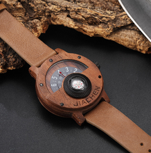 Load image into Gallery viewer, Multifunctional Compass Wood Watch Outdoor Sports Watch