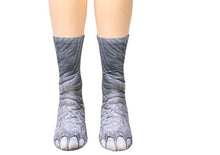 Load image into Gallery viewer, 3D Animal Paw Socks Adult Cute Cat Claws Socks Unisex Long Socks