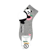 Load image into Gallery viewer, Combed Cotton Heel Small Animal Model Short Tube Girls Cotton Socks