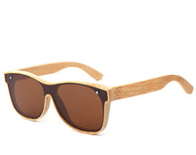 Load image into Gallery viewer, Unisex Full Bamboo Frame Polarized Sunglasses UV400