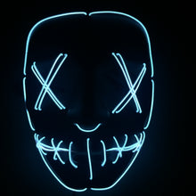 Load image into Gallery viewer, Halloween Led Glowing Full Face Mask