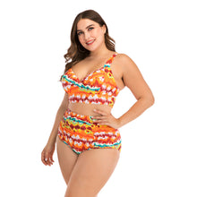 Load image into Gallery viewer, Plus size split swimsuit