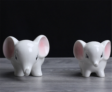 Load image into Gallery viewer, Elephant ceramic flowerpot
