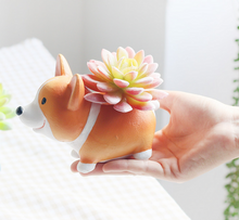 Load image into Gallery viewer, Flower Pot Mini Plant Pot Modern Pet Dog Annimal Style Garden Cactus Succulent Pots