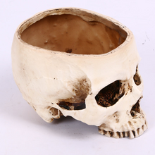 Load image into Gallery viewer, Halloween Home Skull Ashtray Flower Pot