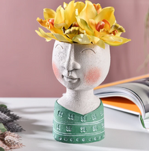 Load image into Gallery viewer, Portrait sculpture flower pot