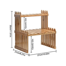 Load image into Gallery viewer, Floor-standing solid wood flower pot stand