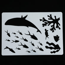 Load image into Gallery viewer, Hollow Painting Template Animal Theme Inkjet Graffiti Template