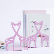 Load image into Gallery viewer, Thickened Stationery Cartoon Metal Desktop Storage Book Holder