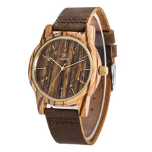 Load image into Gallery viewer, Wooden watch quartz wood watch