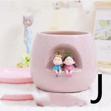 Load image into Gallery viewer, Cartoon Ceramic Flower Pot Small Animal Character