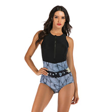 Load image into Gallery viewer, One-piece sleeveless women's swimwear