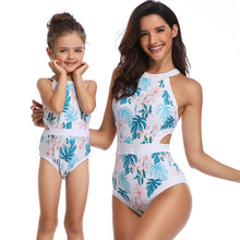 Load image into Gallery viewer, women kids swimsuit