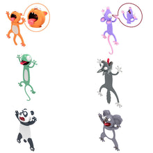 Load image into Gallery viewer, 3D Stereo Cartoon Lovely Animal Bookmark Original Cute Cat PVC Material Student Children School Stationery for Kids Gift