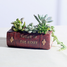 Load image into Gallery viewer, Vintage Literature Book Resin Succulent Plant Pot