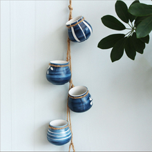 Load image into Gallery viewer, Creative Japanese Style Hanging Succulent Flower POTS