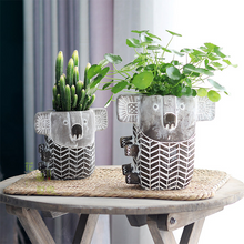 Load image into Gallery viewer, Koala Cement Flower Pot Cute Flesh Flower Apparatus