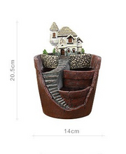 Load image into Gallery viewer, Succulent flower pot resin flower pot micro landscape