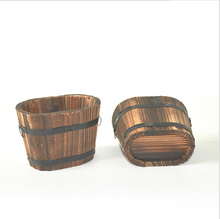 Load image into Gallery viewer, Balcony Planting Vegetable Anticorrosive Wooden Flowerpot Home