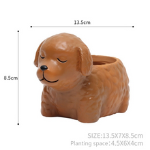 Load image into Gallery viewer, Creative Sleeping Pet Succulent Flower Pot