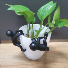 Load image into Gallery viewer, New Fun Kung Fu Climbing Cylinder Flower Pot Decoration Small Ornaments