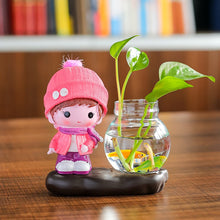 Load image into Gallery viewer, Vase Living Room Flower Arrangement Ornaments Transparent Glassware