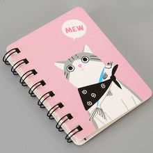 Load image into Gallery viewer, Small Cartoon Thickened Cute Portable Small Coil Notebook