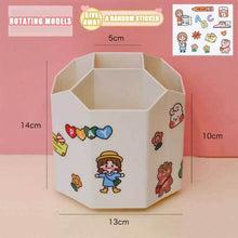 Load image into Gallery viewer, Simple Color Desktop Pen Holder Stationery Receive A Case