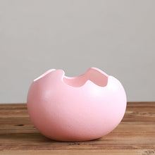 Load image into Gallery viewer, Eggshell Living Room Ceramic Hydroponic Vase Pot Desktop Flower Small And Simple Indoor Green Dill