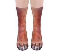 Load image into Gallery viewer, 3D Animal Paw Socks Adult Cute Cat Claws Socks Unisex Long Socks