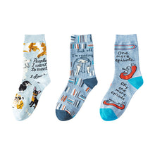 Load image into Gallery viewer, Personality Contrast Color Graffiti Women's Tube Socks Street Style Fashion Cotton Socks