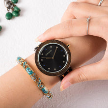 Load image into Gallery viewer, Ladies solid wood watches