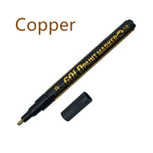 Load image into Gallery viewer, Mirror Pen Reflective Paint Metal Pen Chrome Plated