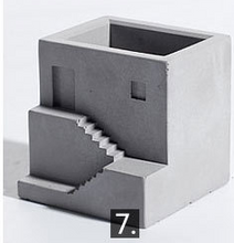 Load image into Gallery viewer, Cement Building Micro Landscape Office Living Room Dining Tabletop