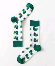 Load image into Gallery viewer, Contrast men's personality cotton socks geometric stockings