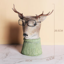 Load image into Gallery viewer, Resin Courtyard Garden Animal Flower Pot Vase Decoration