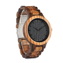 Load image into Gallery viewer, Inter-Wood Quartz Watch Men's Wood Watch