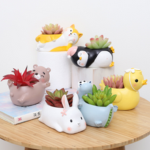 Load image into Gallery viewer, Resin fleshy fun gardening resin flower pot