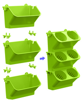 Load image into Gallery viewer, Indoor Lazy Plant Wall Flower Pot Wall Mount Set