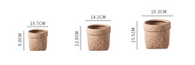 Load image into Gallery viewer, Nordic Flower Pot Ceramic Antique Sack Round Cute Simple Literary Personality Indoor
