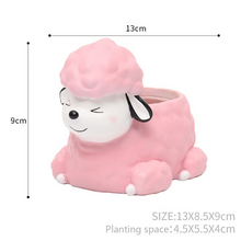Load image into Gallery viewer, Creative Sleeping Pet Succulent Flower Pot