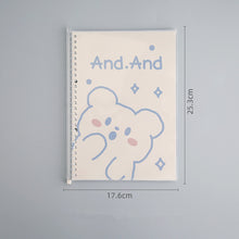 Load image into Gallery viewer, B5 Loose-leaf Simple And Cute Hand Girl Heart Disassembly Notes Learning Hand Book Stationery